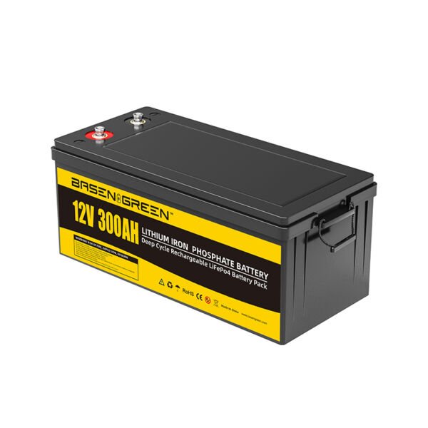 Basen 12V 300Ah Lifepo4 Battery Pack With BT