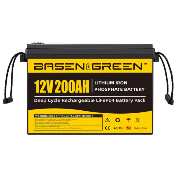 Basen 12V 200Ah LiFePo4 Battery Pack Power Station Deep Cycles Life