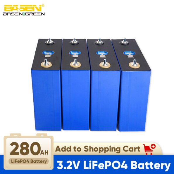Basen 280Ah Lifepo4 CATL 3.2V High Capacity Lithium Ion Battery 6000 Times Cycles 0