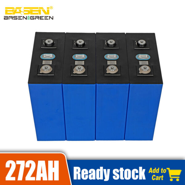 Lishen 3.2V 272Ah 280Ah Lifepo4 Battery Cell LiShen Battery Deep Cycles For Home Energy Storage
