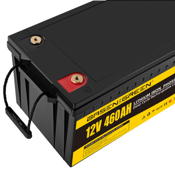 Basen 12V 460ah Battery LiFePO4 Pack High Capacity Deep Cycles Home Stroage Energy System