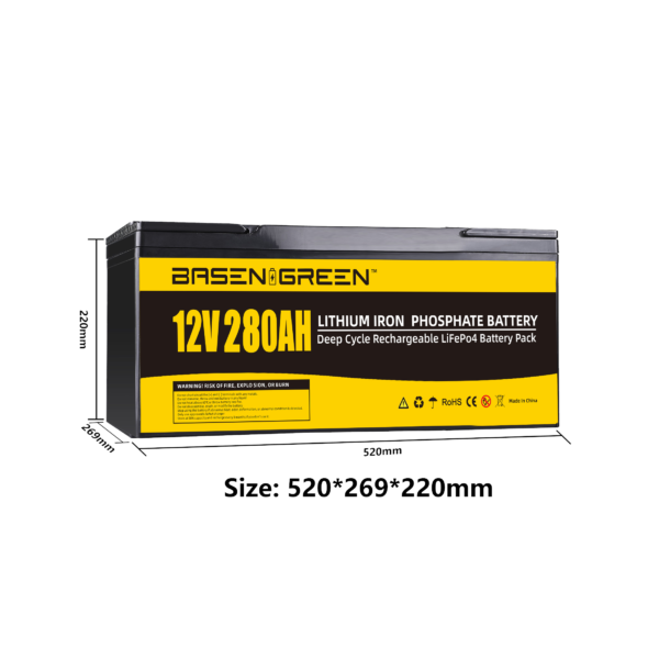 EU Stock 12V 280 LiFePO4 Battery Pack