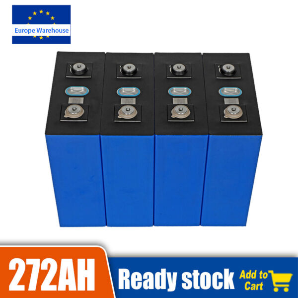 EU Stock Lishen 3.2V 272Ah 280Ah Lifepo4 Battery Cell LiShen Battery Deep Cycles For Home Energy Storage