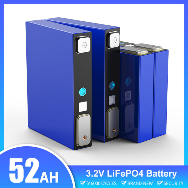 3.2V Gotion 52ah LiFePO4 Prismatic Battery Cell 3000 Times Cycles Life For Solar Power