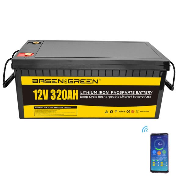 Basen 12V 320Ah Lifepo4 Battery Pack with BT