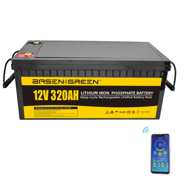 Basen 12V 320Ah Lifepo4 Battery Pack with BT