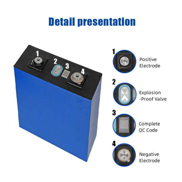 UK Stock Lishen 3.2V 272Ah 280Ah Lifepo4 Battery Cell LiShen Battery Deep Cycles For Home Energy Storage