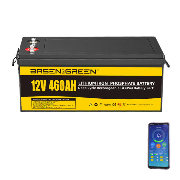 Basen 12V 460ah Battery LiFePO4 Pack High Capacity Deep Cycles Home Stroage Energy System