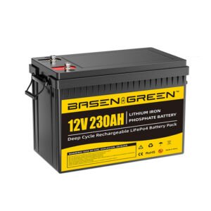 Basen 12v 230ah Lifepo4 Battery Pack Rechargeable Deep Cycles For Stroage Energy System