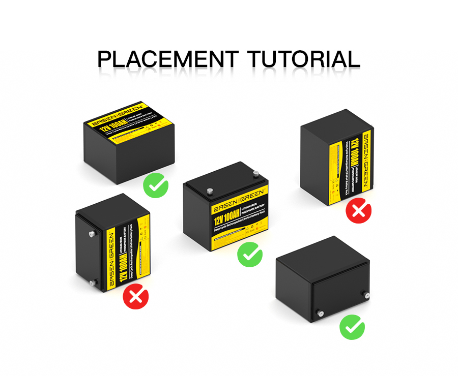 12V 100ah LiFePO4 Battery Built-in 100A BMS with Bluetooth