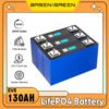 EVE 130Ah LiFePO4 3.2V Battery Diy Rechargeable Battery Pack For Electric Touring Car RV Solar Cells