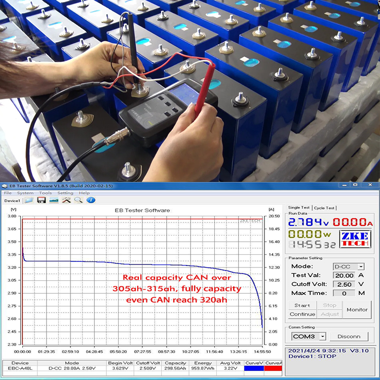 REPETIR 3.2V 280AH LiFePO4 células de bateria grau A com código QR