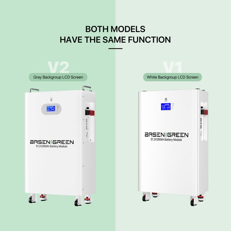 51.2V 280ah 14.3KWh Montado Na Parede LiFePO4 Bateria para armazenamento de energia solar