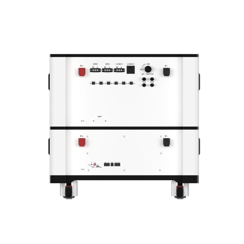 Bateria tudo em um de 10 kWh e inversor Deye