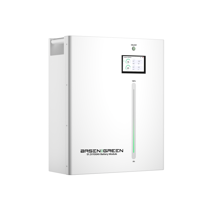 51.2V 100AH 5KWH montado na parede  LiFePO4 Bateria solar