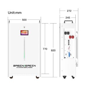 (Pré-venda)51.2V Pacote de bateria de parede 314ah 16KWh LiFePO4
