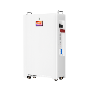 正侧 无灯带LOGO EU STOCK · 51.2V 300ah 15.36KWh Wall Mounted Battery Pack LiFePO4