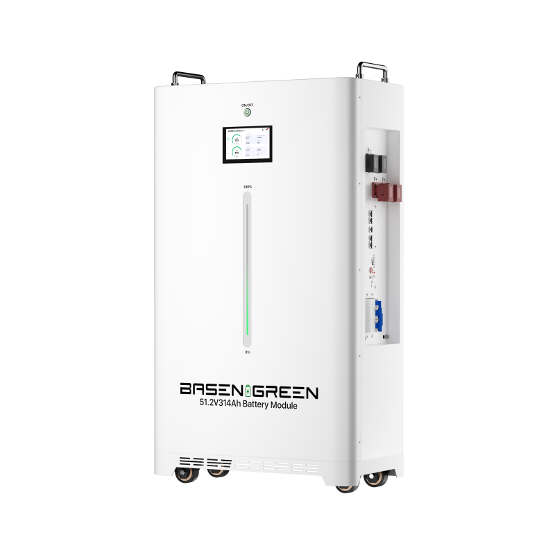 1 白屏 (Pre-Sale)51.2V 314ah 16KWh(5A Active Balancer) Wall Mounted Battery Pack LiFePO4