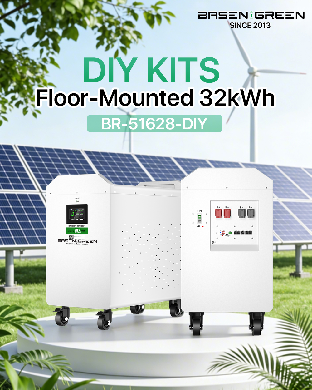 32kWh DIY kit with EVE MB56 cells product detail