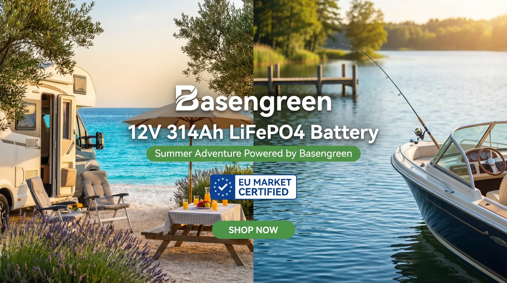 12V 314Ah LiFePO4 battery for RV, boat and solar scenarios
