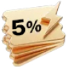 5%